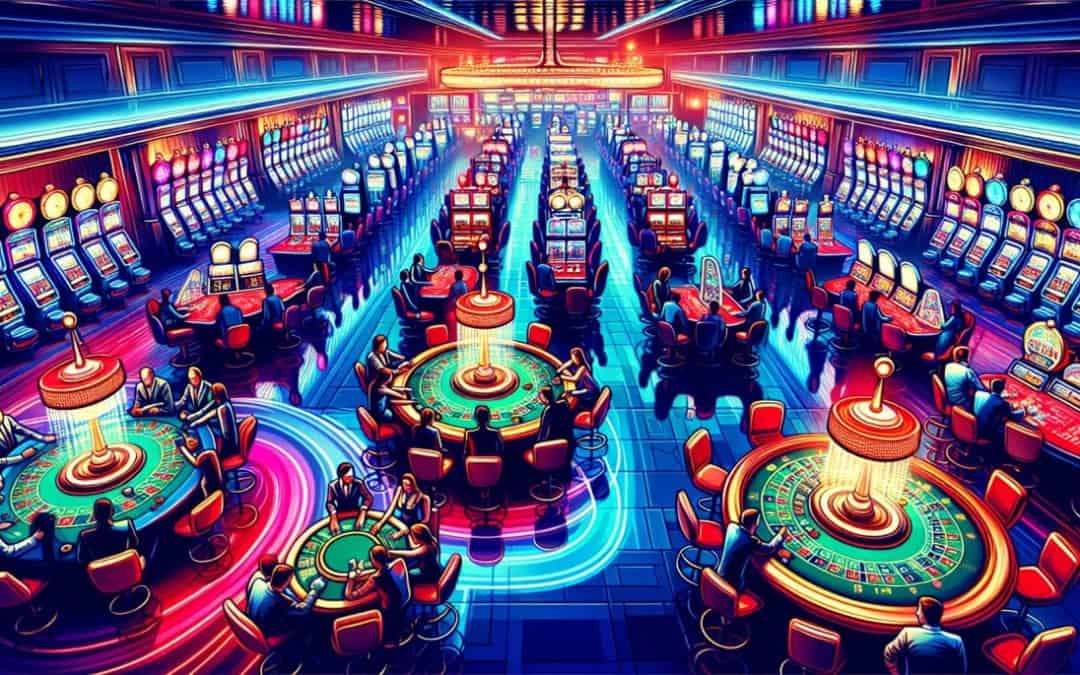 Kako casinoji uporabljajo barve da te zadržijo dlje