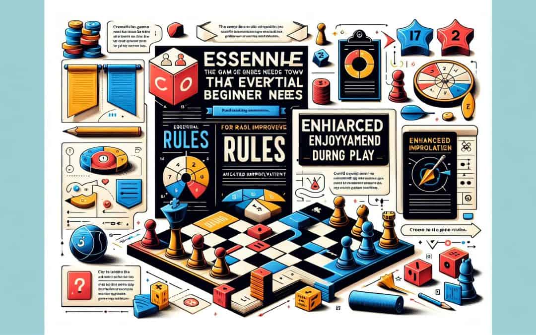 Katera pravila igre so najbolj ključna za začetnike