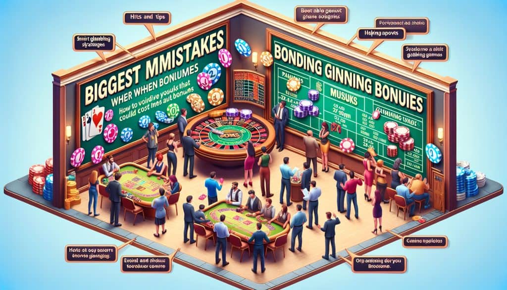 Največje napake ki jih igralci delajo pri bonusih