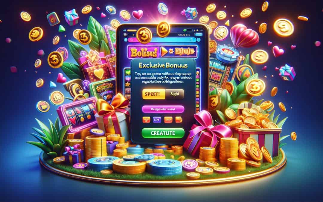 Bonusi za tiste, ki igrajo brez registracije