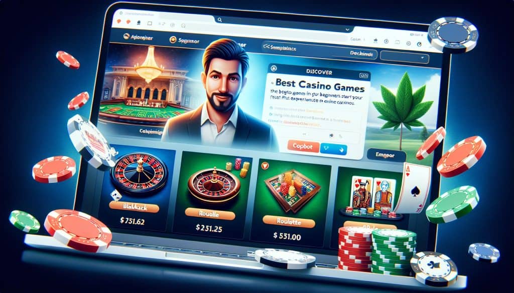 Vodič po najboljših igrah za začetnike v online kazinojih